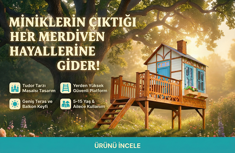 MANDU Ahşap Çiftlik Oyun Evi