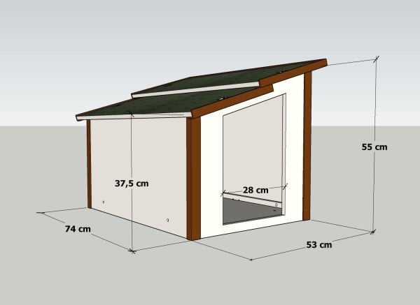MANDU Standart Köpek Kulübesi