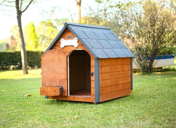 Mandu Isı Yalıtımlı Ahşap Köpek Kulübesi ''LARGE''