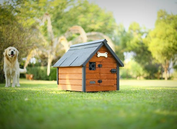 Isı yalıtımlı ahşap köpek kulübesi ''SMALL''