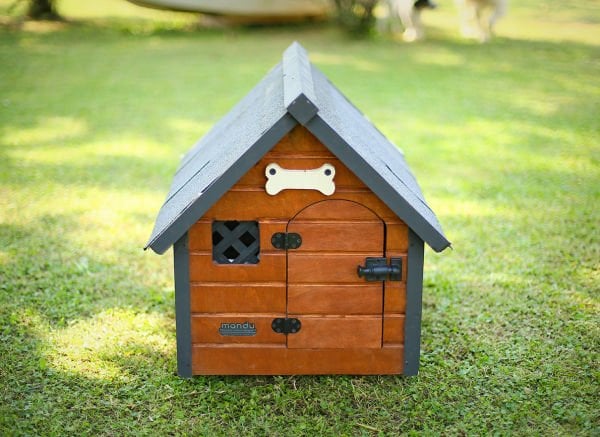 Isı yalıtımlı ahşap köpek kulübesi ''SMALL''