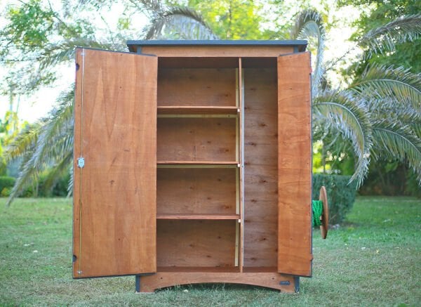 Ahşap Çok Amaçlı Bahçe Depolama Dolabı