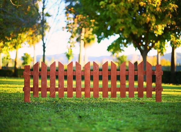 Ahşap Bahçe Çiti - 40'lık Bahçe Çiti
