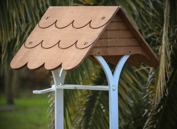 Ahşap Su Kuyusu Saksı