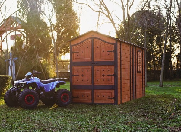 MANDU Ahşap Motosiklet ve ATV Garajı (Takım Odası)