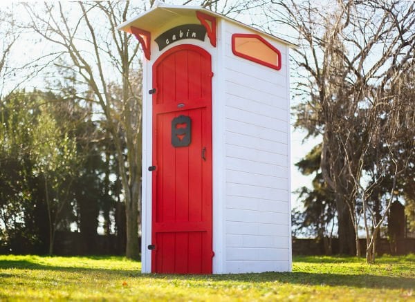 MANDU Ahşap Soyunma Kabini (Plaj duş kabini)