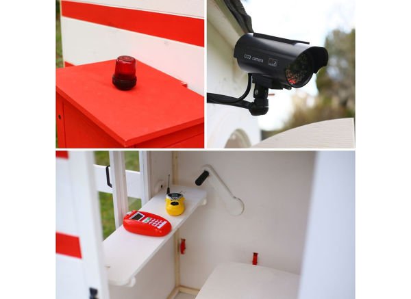 MANDU Bariyerli Ahşap Güvenlik Kulübesi (Bekçi Kulübesi)