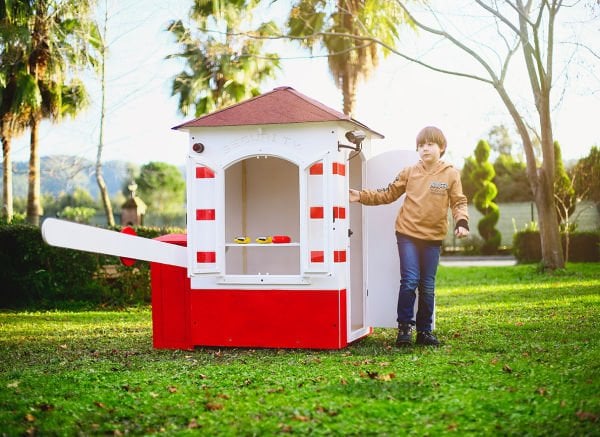 MANDU Bariyerli Ahşap Güvenlik Kulübesi (Bekçi Kulübesi)
