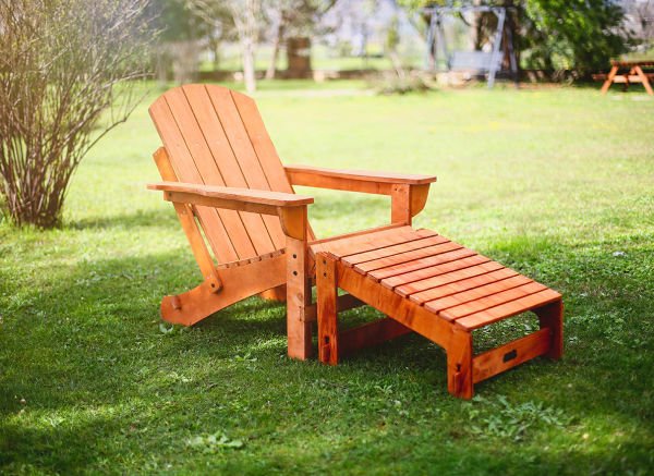 MANDU Adirondack (Ahşap Bahçe Sandalyesi) Gri Evet