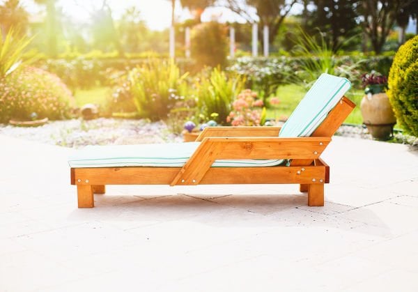 MANDU Ahşap Çocuk şezlongu