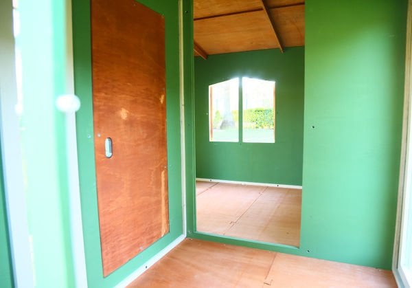 MANDU Ahşap Bahçeli Modern Playhouse (oyun evi)