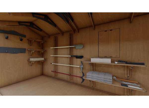 MANDU Ahşap XL Depolama Evi