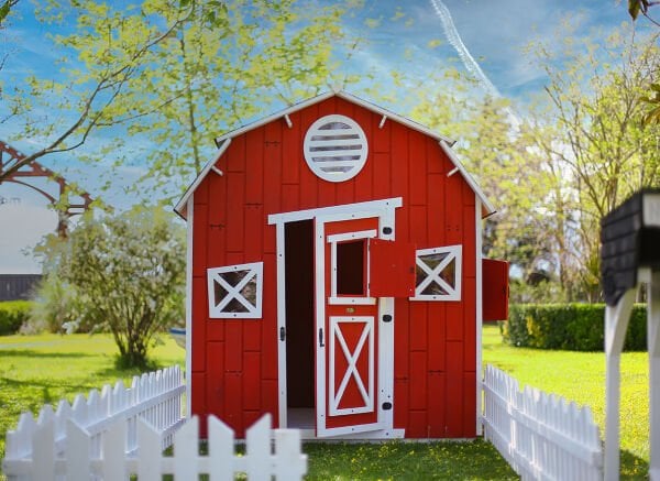 MANDU Ahşap Çiftlik Oyun Evi (Farmhouse)