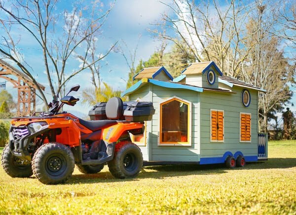 MANDU Ahşap Çocuk Tinyhouse Oyun Evi     ...( Nakliye hariç )