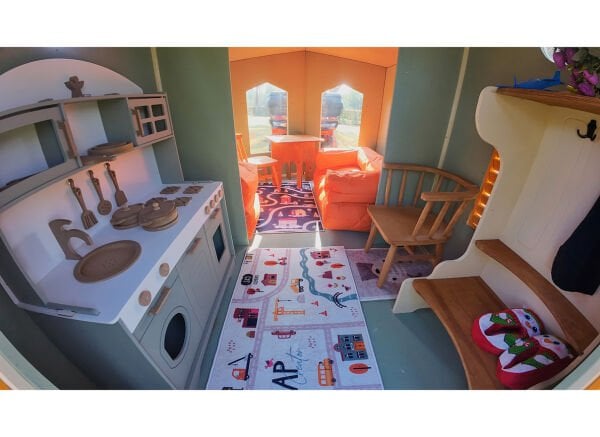 MANDU Ahşap Çocuk Tinyhouse Oyun Evi     ...( Nakliye hariç )