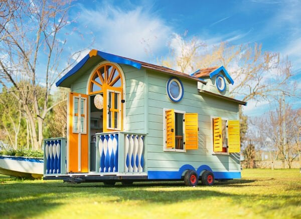 MANDU Ahşap Çocuk Tinyhouse Oyun Evi     ...( Nakliye hariç )