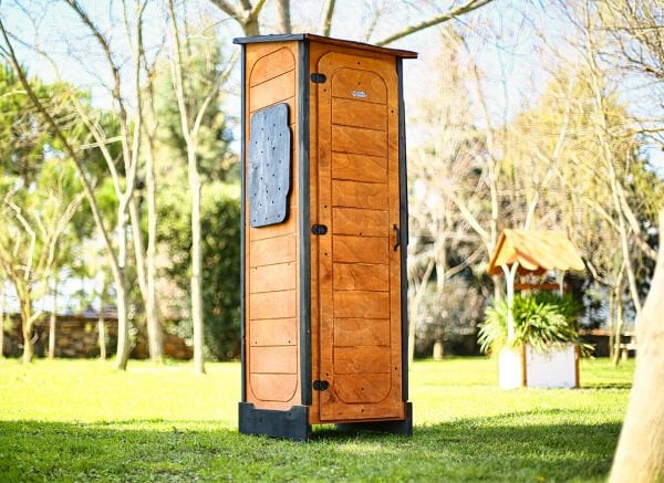 MANDU Ahşap Slim Depolama Dolabı (Dar Alanlar İçin)