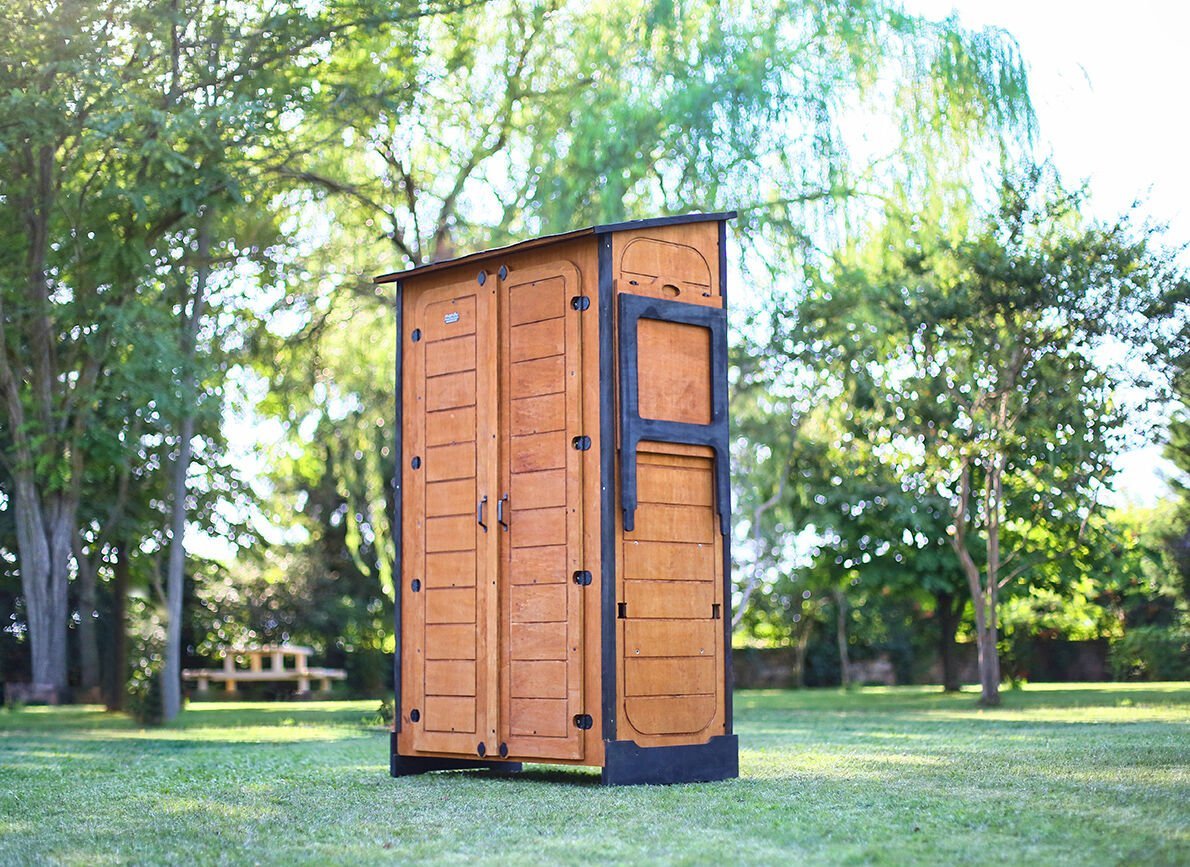 “MANDU” Ahşap Slim Maxi Depolama Dolabı