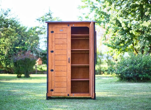 “MANDU” Ahşap Slim Maxi Depolama Dolabı