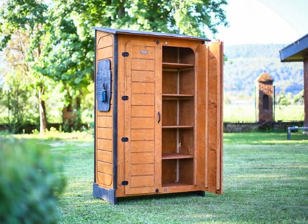 “MANDU” Ahşap Slim Maxi Depolama Dolabı