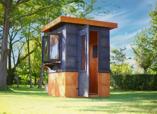 MANDU Ahşap Güvenlik Kulübesi (Güvenlik Kabini)