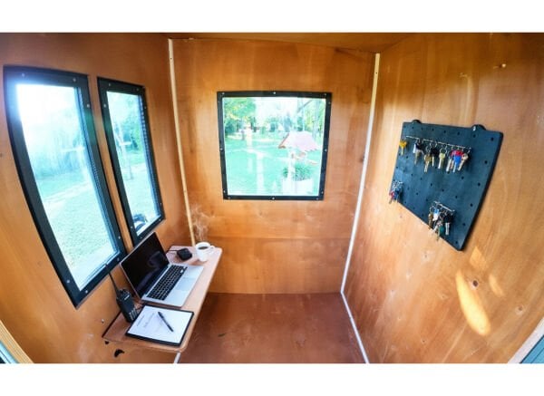 MANDU Ahşap Güvenlik Kulübesi (Güvenlik Kabini)