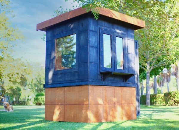 MANDU Ahşap Güvenlik Kulübesi (Güvenlik Kabini)