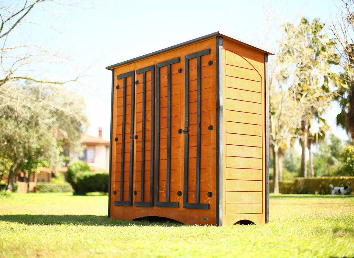 MANDU Ahşap Çok Amaçlı XL Depolama Dolabı