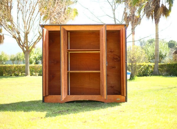 MANDU Ahşap Çok Amaçlı XL Depolama Dolabı