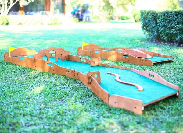 MANDU Ahşap Çocuk Mini Golf Seti