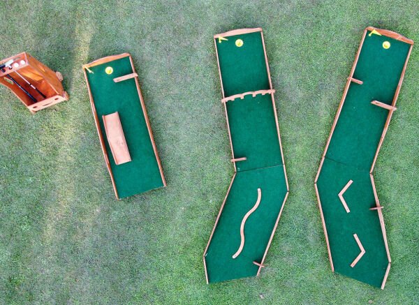 MANDU Ahşap Çocuk Mini Golf Seti