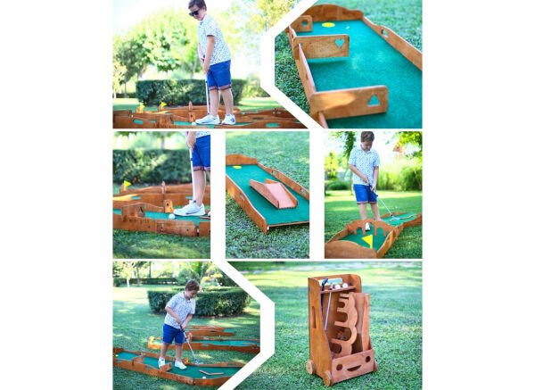 MANDU Ahşap Çocuk Mini Golf Seti