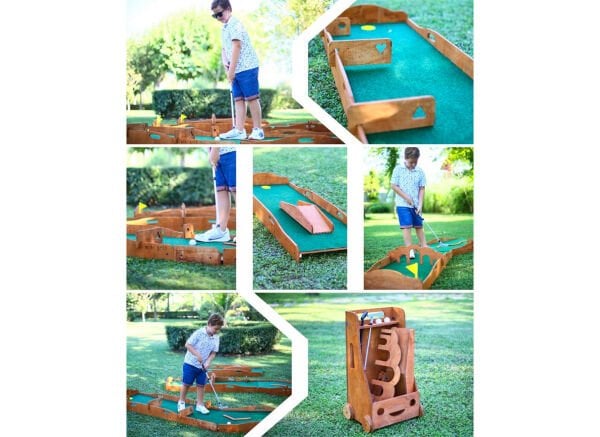 MANDU Ahşap Çocuk Mini Golf Seti