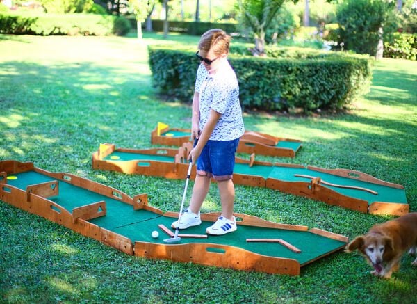 MANDU Ahşap Çocuk Mini Golf Seti
