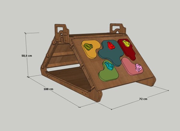 MANDU Ahşap Tırmanma Üçgeni
