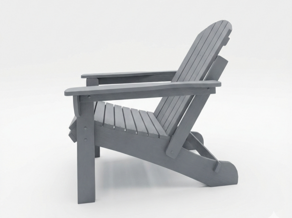 MANDU Adirondack (Ahşap Bahçe Sandalyesi) Gri OUTLET