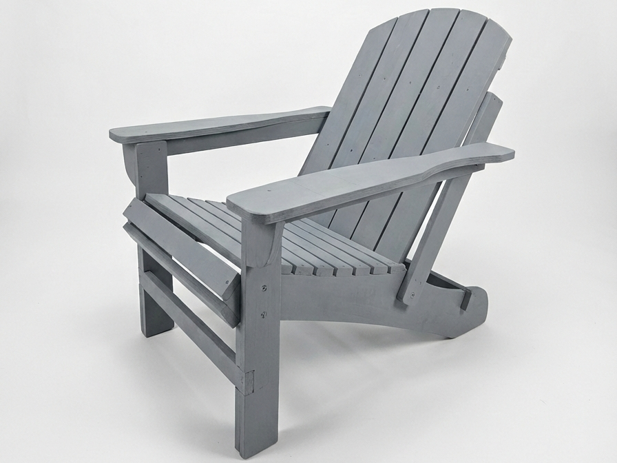 MANDU Adirondack (Ahşap Bahçe Sandalyesi) Gri OUTLET