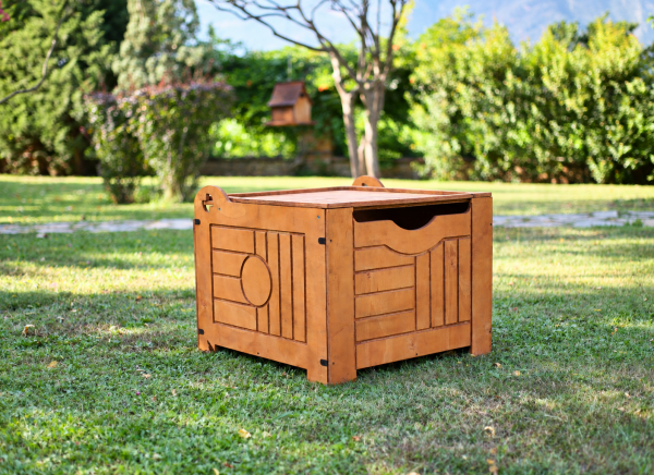 MANDU Ahşap Bahçe Sandığı – Kapaklı Balkon Sandığı