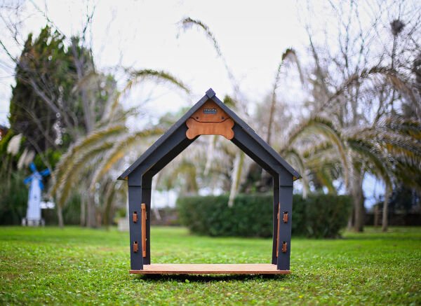 MANDU Isı Yalıtımlı Ahşap Köpek Kulübeleri için Ekstra GÖLGELİK ÇATI VE TABAN (VERANDA) XLarge 