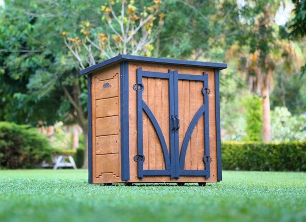 MANDU Ahşap Bahçe Depolama Dolabı 190LT