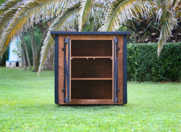 MANDU Ahşap Bahçe Depolama Dolabı 190LT