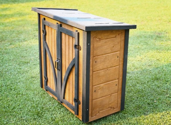 MANDU Ahşap Bahçe Depolama Dolabı 190LT