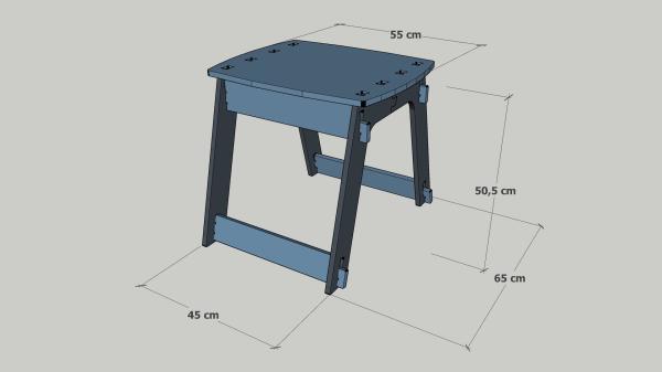 MANDU Ahşap Çocuk Masası