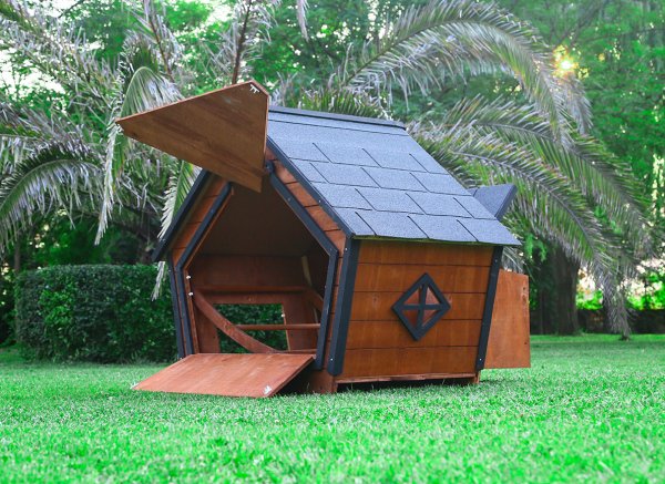 MANDU Ahşap Tavuk Kümesi (10 Tavuk)