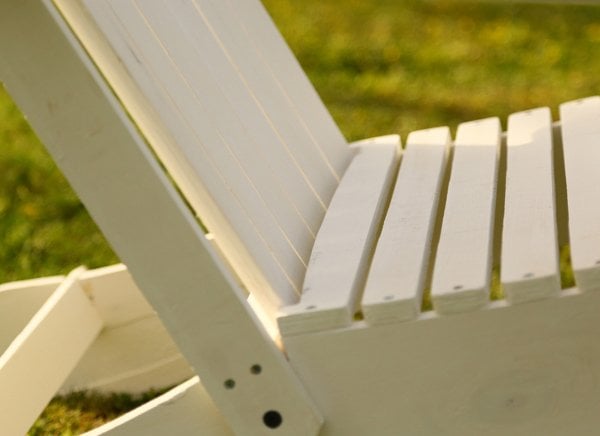 MANDU Adirondack (Ahşap Bahçe Sandalyesi) BEYAZ Evet